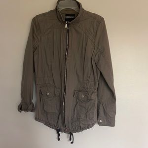 Express- Army Green Jacket- Size Medium- Excellent Condition